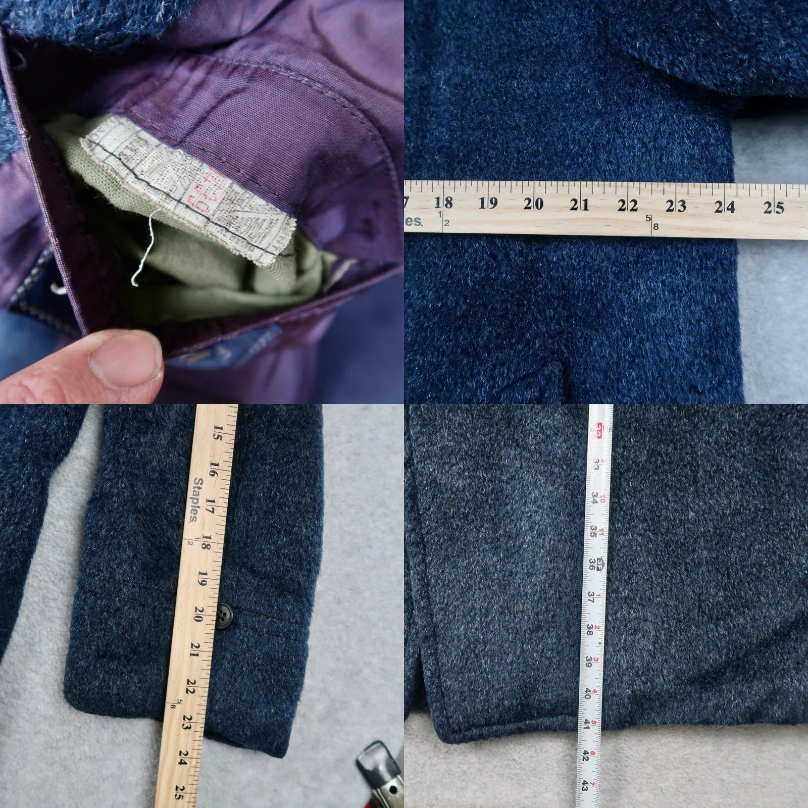 Vintage VINTAGE Cunapac Alpaca Wool Fuzzy Overcoat Trench Long Coat Mens L Town Clad Size US L / EU 52-54 / 3 - 10 Thumbnail