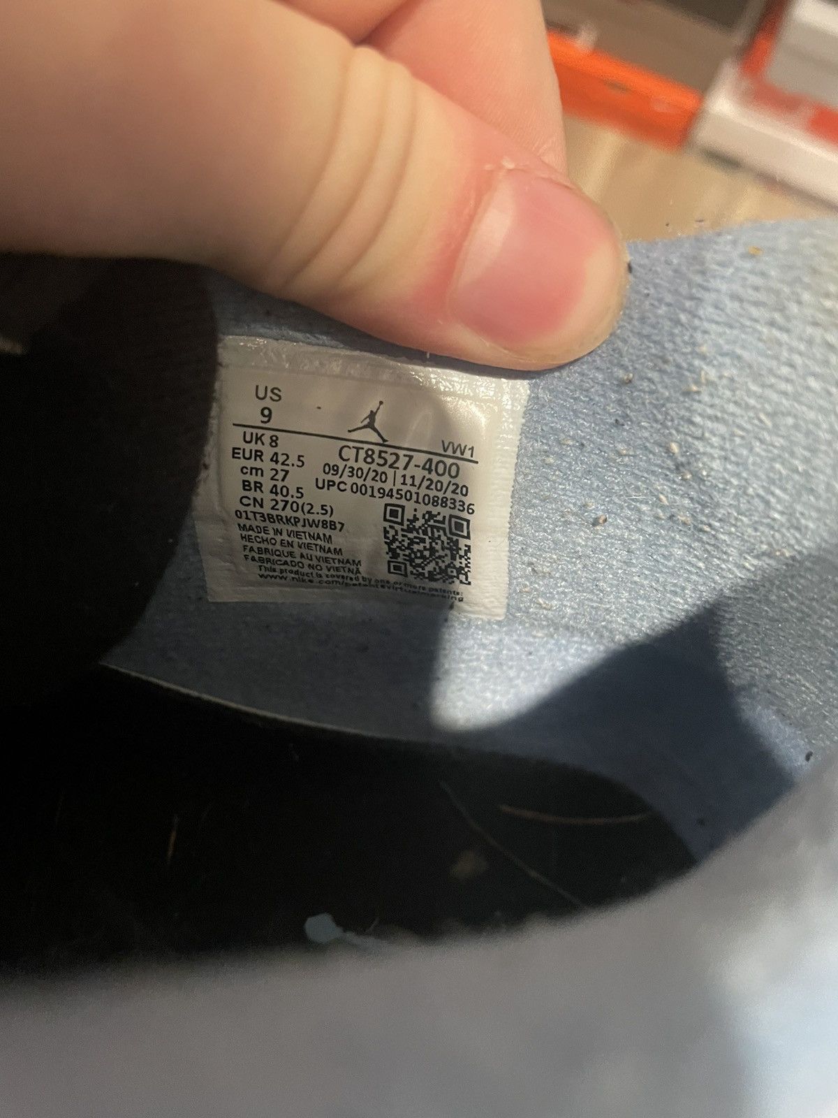 Jordan Brand Jordan 4 university blue UNC size 9 Size US 9 / EU 42 - 6 Thumbnail