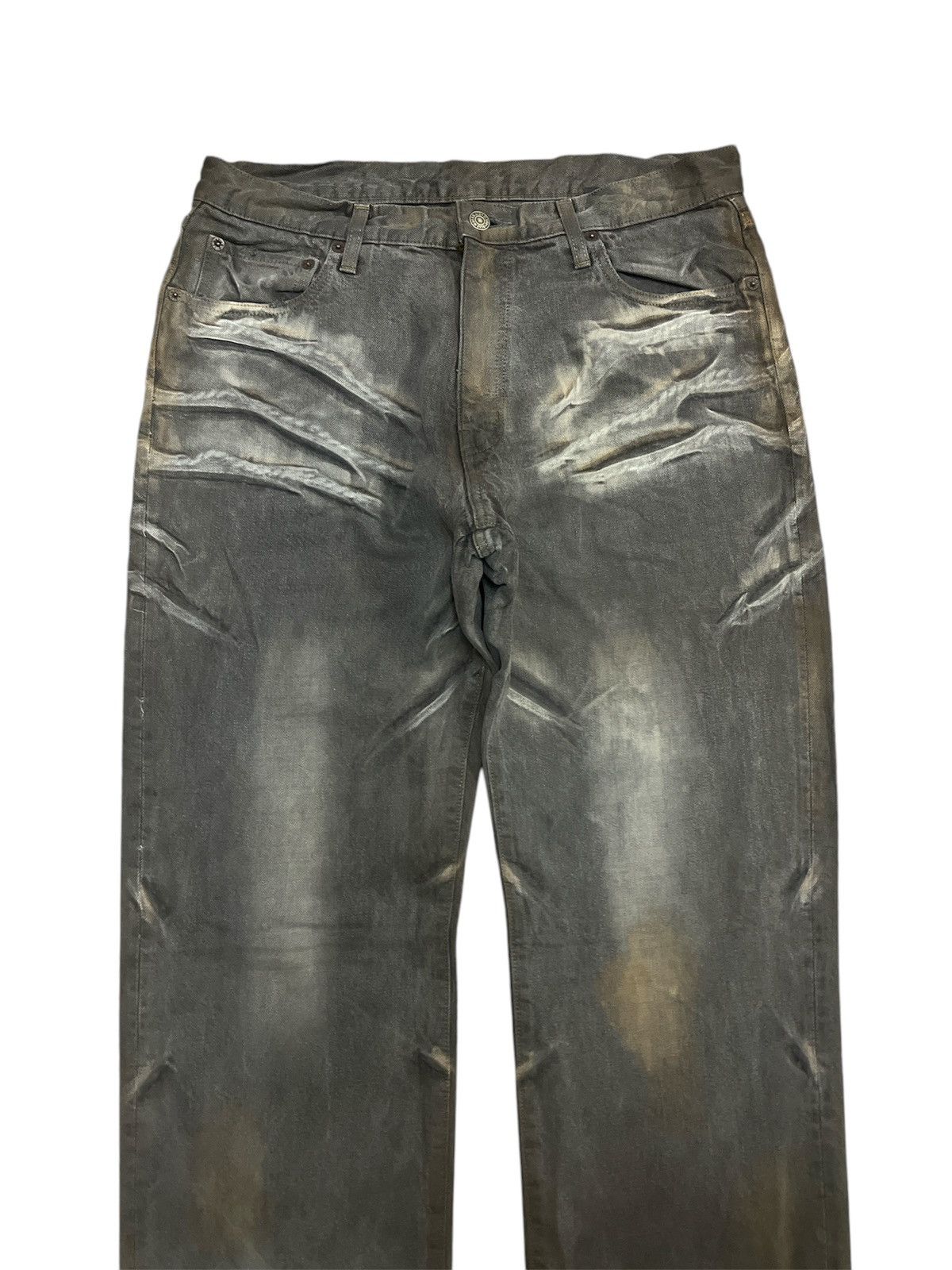 Hysteric Glamour × Japanese Brand BLUE WAY DISTRESSED DENIM PANT Size US 32 / EU 48 - 8 Thumbnail