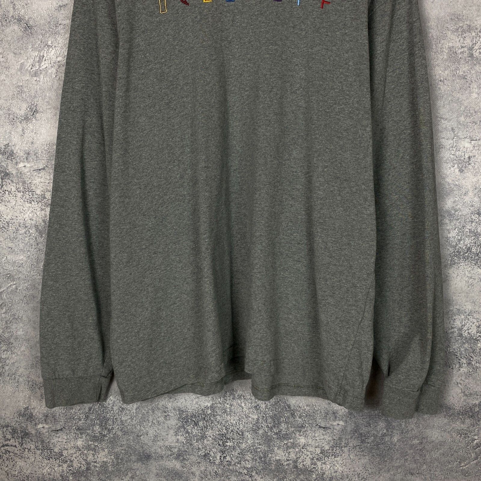 Carhartt Carhartt Big Logo Longsleeve Gray Size L ` Size US L / EU 52-54 / 3 - 3 Thumbnail