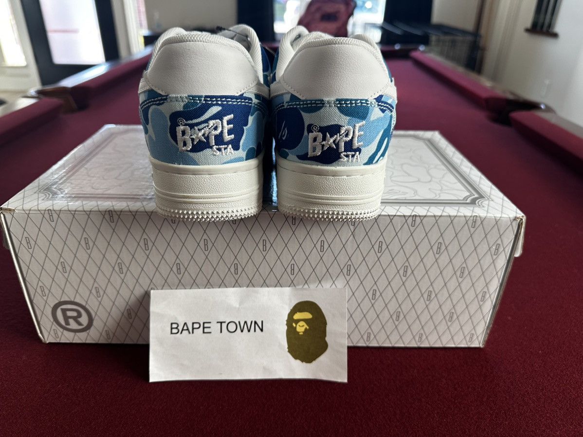 Bape ABC CAMO BAPE STA LOW (BLUE) Size US 8 / EU 41 - 4 Thumbnail