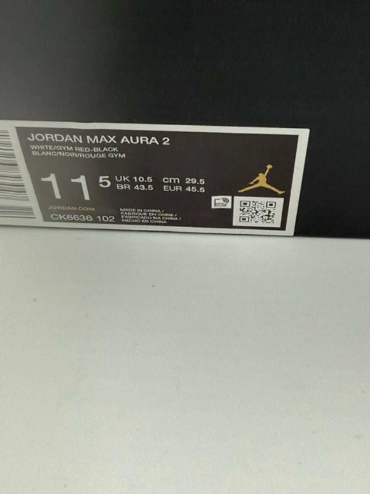 Jordan Brand Jordan Max Aura 2 Sneakers - New - Men's Size 11.5 Size US 10 / EU 43 - 8 Thumbnail