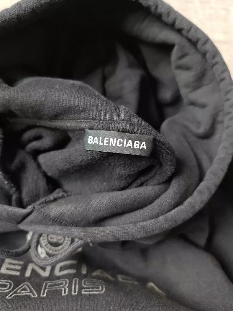Balenciaga Balenciaga Crown Wheat Spike logo Hoodie 2504-Nextarrow Size US S / EU 44-46 / 1 - 3 Thumbnail