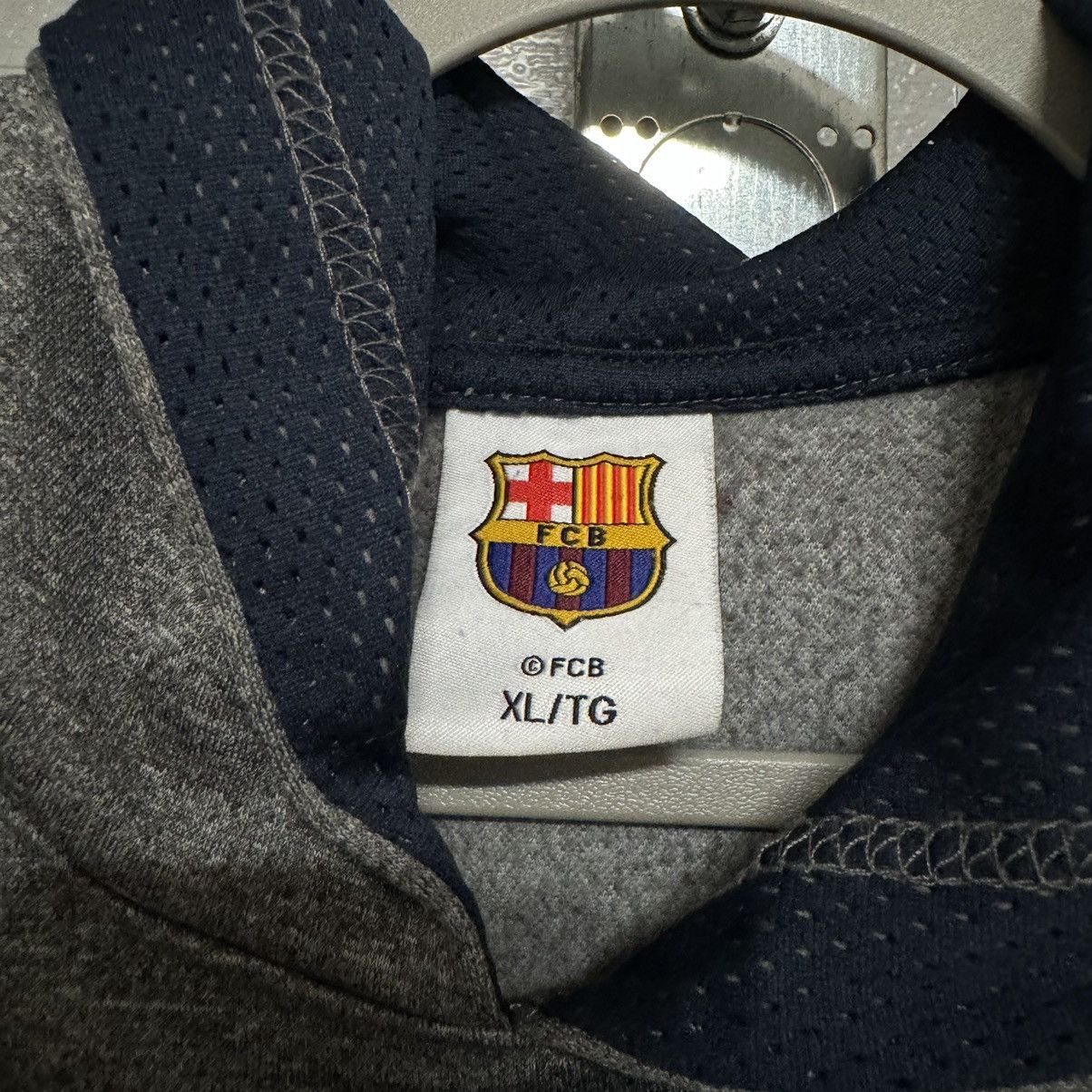 Vintage vintage y2k Barcelona Fc FCB Soccer Hoodie S Size US S / EU 44-46 / 1 - 4 Thumbnail