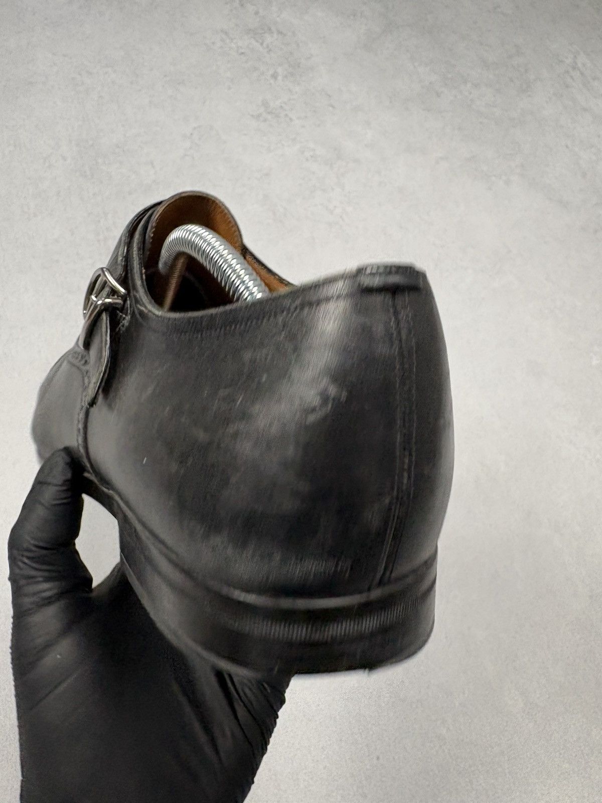 Bally Bally Lanor Leather Monk Strap Shoes Brogue Cap Toe EU 41 Size US 8 / EU 41 - 16 Thumbnail