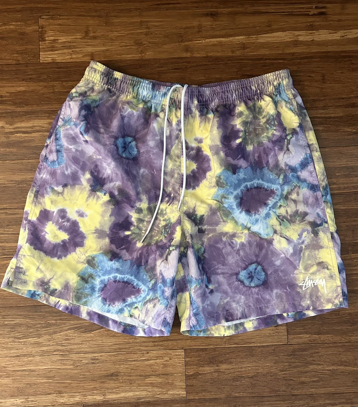 Stussy tie dye shorts clearance