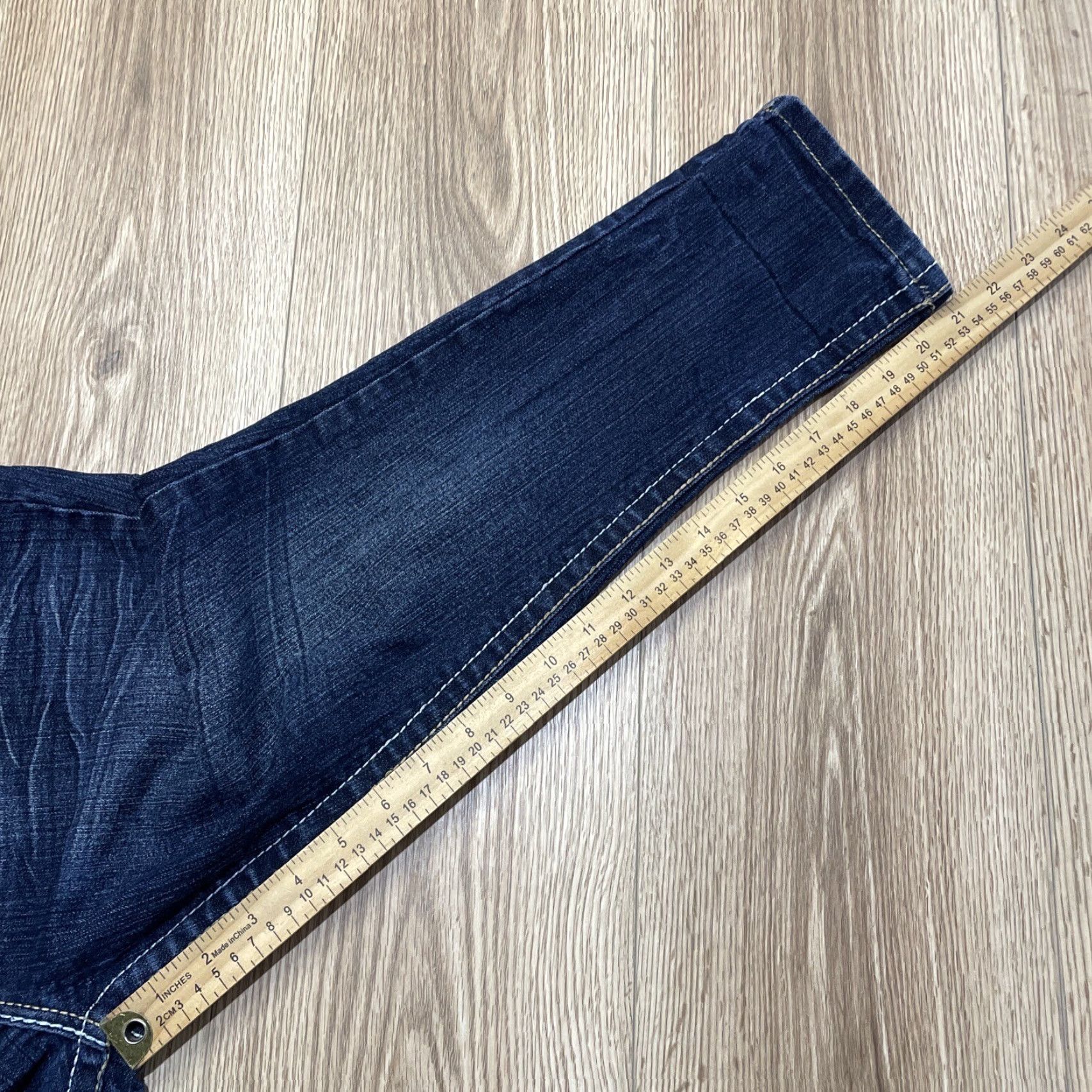 Vintage Miss Jeaniest Jeans Capris Cuffed Size 12 Blue Womens Size 34" / US 12 / IT 48 - 7 Thumbnail