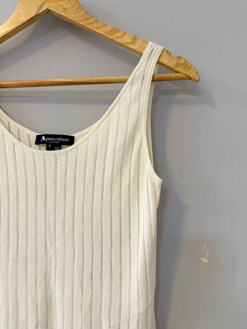 Aquascutum Aquascutum vintage Tank top Size S / US 4 / IT 40 - 2 Thumbnail