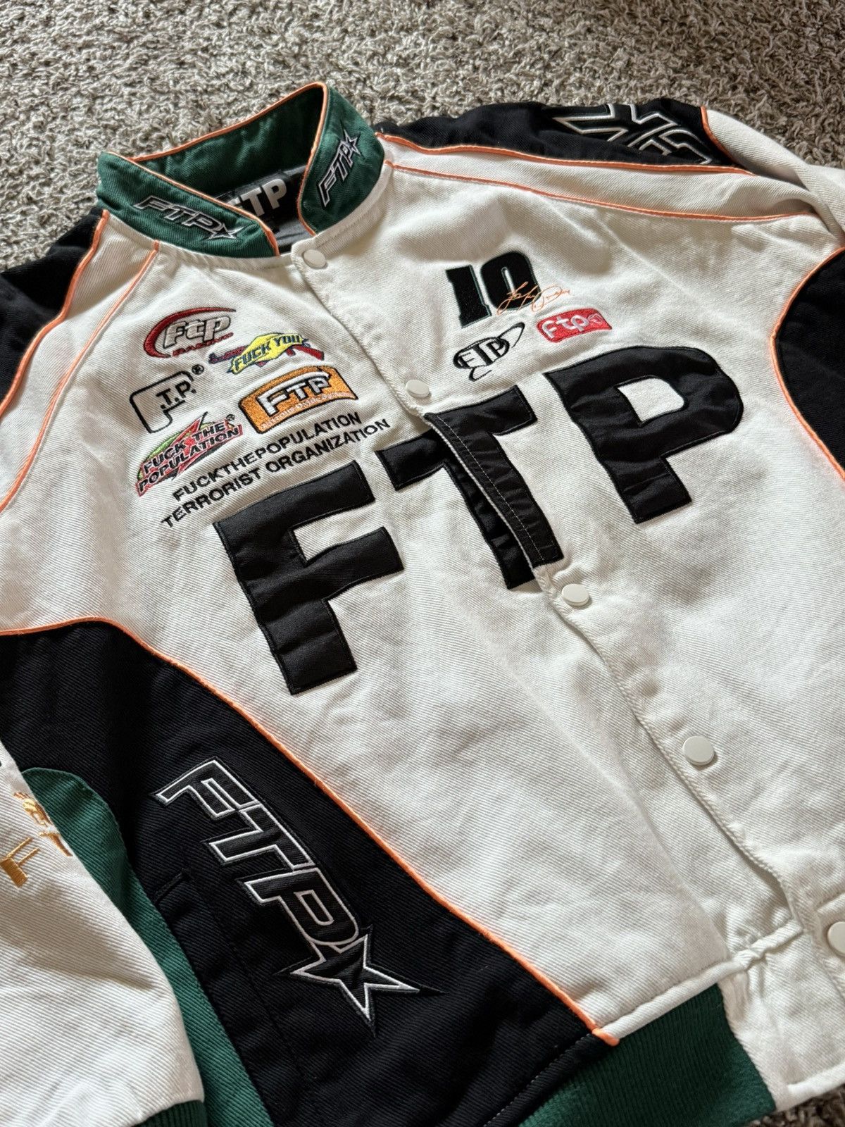 Fuck The Population FTP PIT CREW JACKET LARGE Size US L / EU 52-54 / 3 - 2 Thumbnail