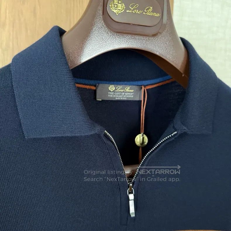 Loro Piana Loro Piana King's Gift Short Sleeve Knitted Polo Size US M / EU 48-50 / 2 - 3 Thumbnail
