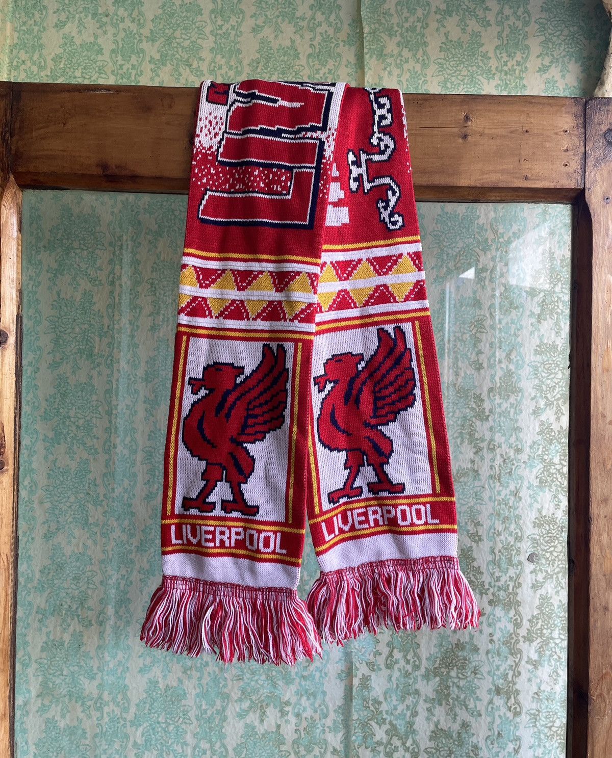 Vintage Vintage Liverpool Mighty Reds Walk On Football Soccer Scarf Size ONE SIZE - 7 Thumbnail