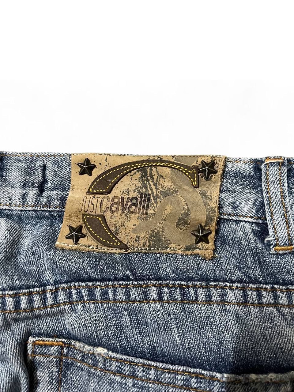 Just Cavalli Flare jeans just cavalli tiger claw faded distressed denim Size US 29 - 8 Thumbnail