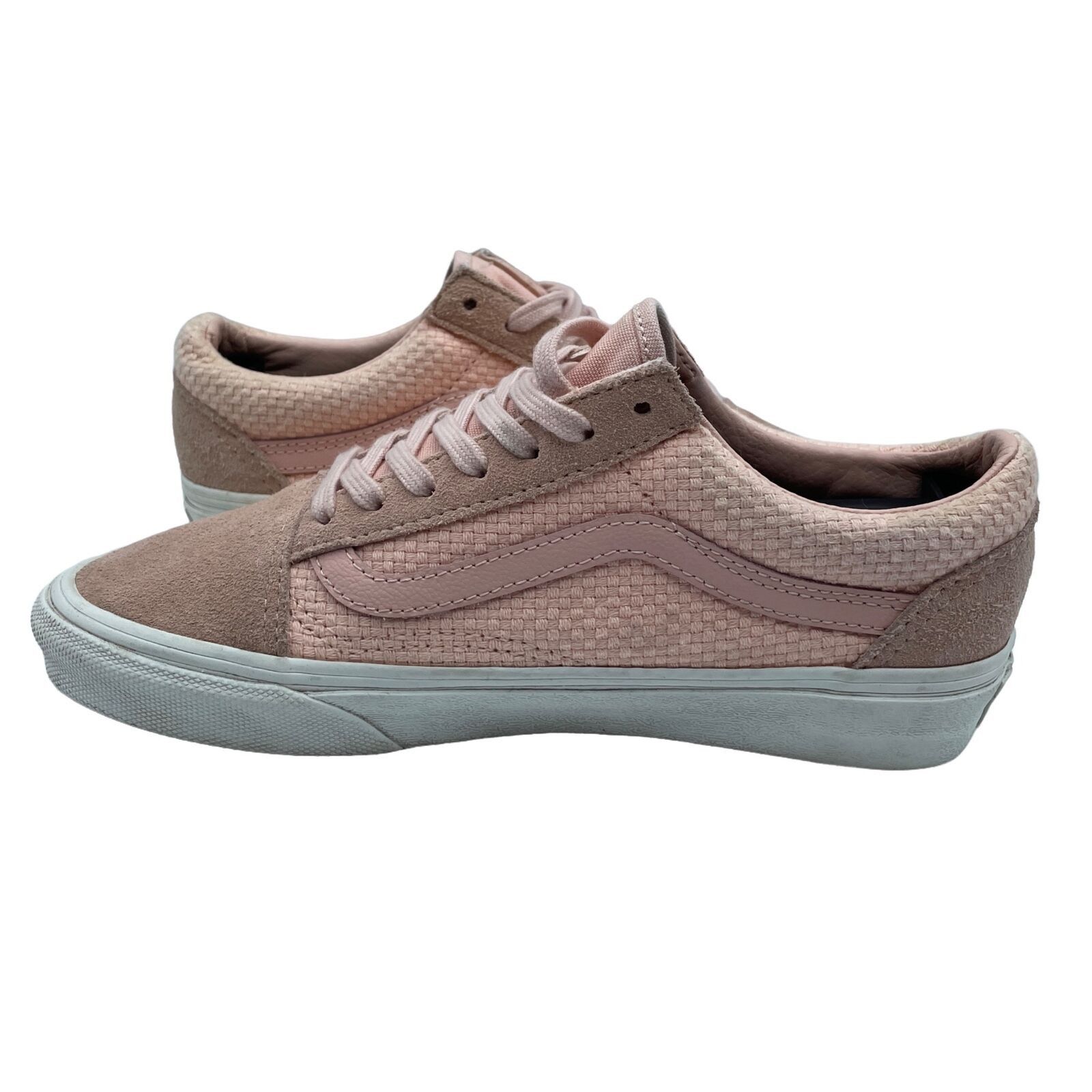 Vans Vans Old Skool Low Pink Canvas Shoes Casual Skate Womens 5.5 Size US 5.5 / IT 35.5 - 6 Thumbnail
