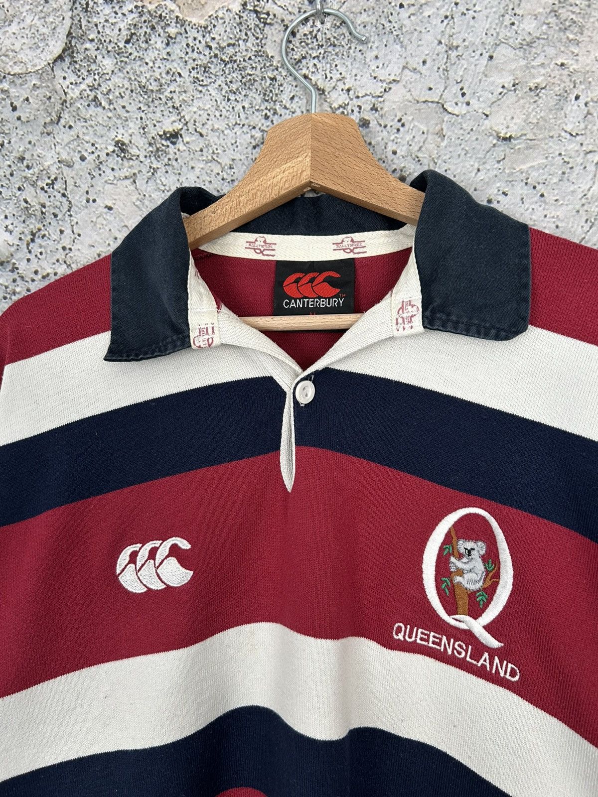 Vintage Vintage Queensland Australia Rugby Canterbury 90s Jersey Size US M / EU 48-50 / 2 - 3 Thumbnail