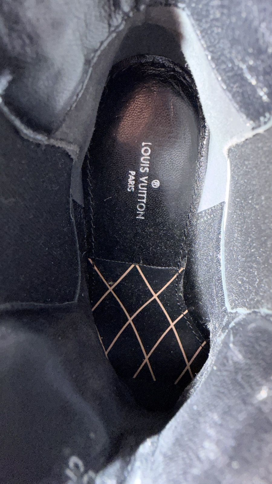 Louis Vuitton Louis Vuitton studded Leather Monogram Ankle Women Boots Size US 4.5 / IT 34.5 - 7 Thumbnail