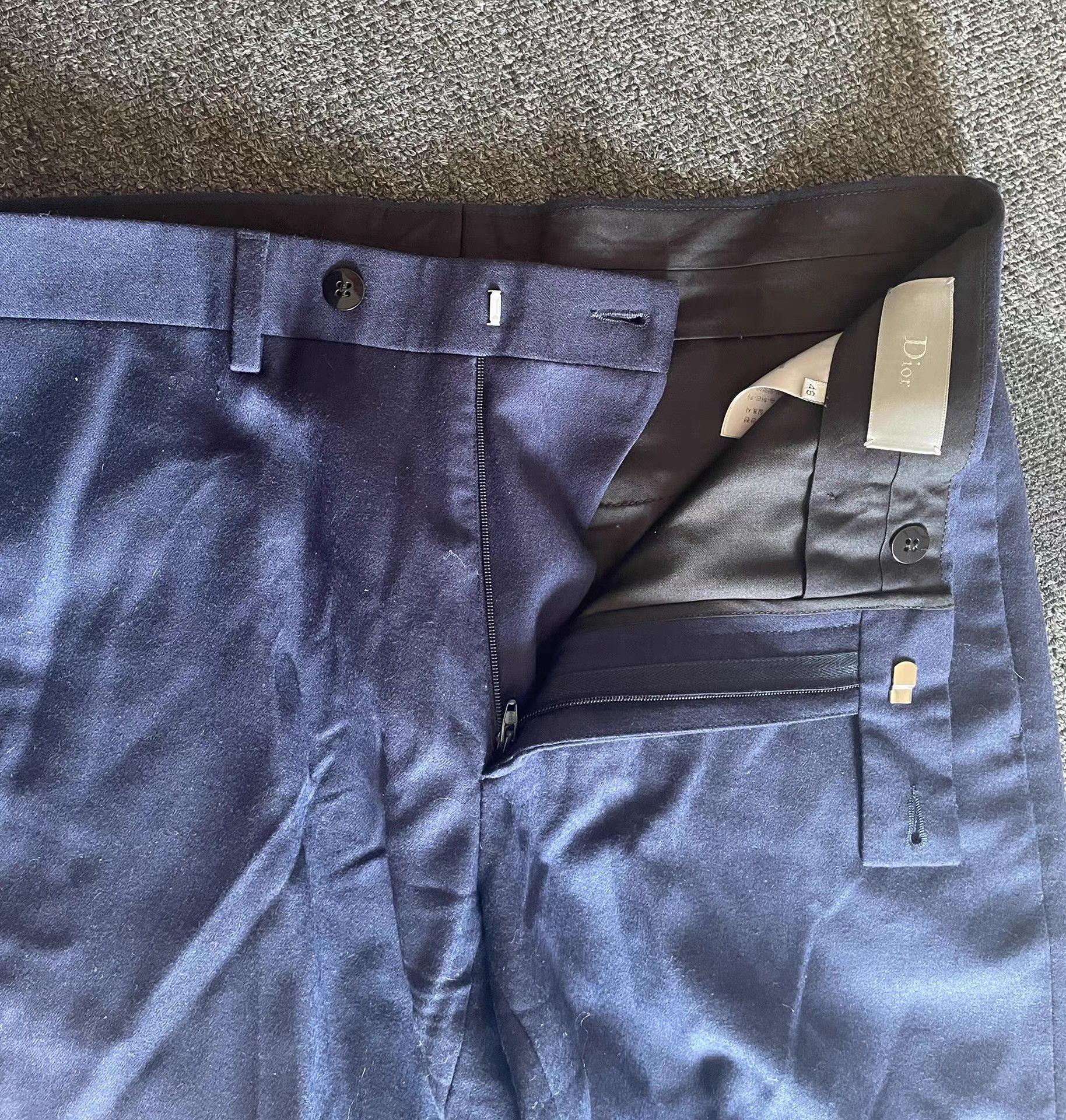 Dior Dior blue wool trousers Q4 Size US 30 / EU 46 - 6 Thumbnail