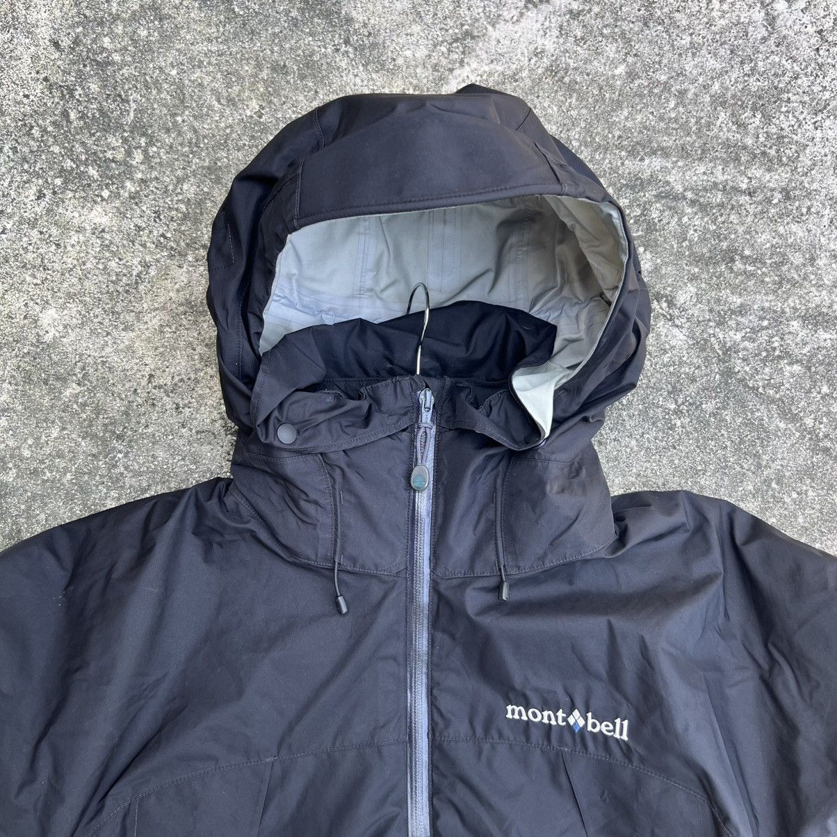 Montbell “MONTBELL” GORPCORE ZIP UP GORETEX BLACK JACKET Size US L / EU 52-54 / 3 - 22 Thumbnail