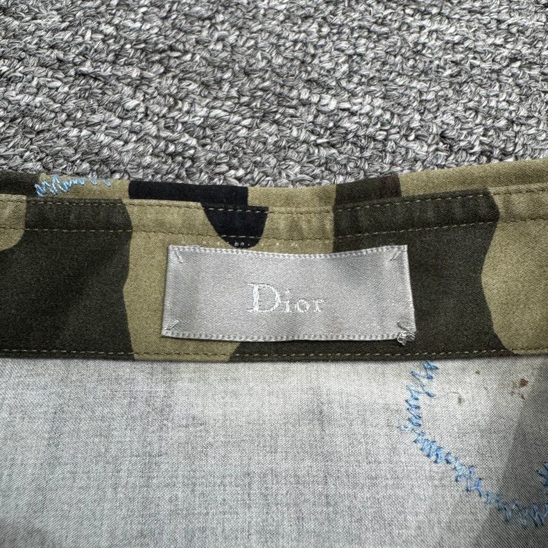 Dior Dior camo embroidery long sleeve shirt Size US L / EU 52-54 / 3 - 3 Thumbnail