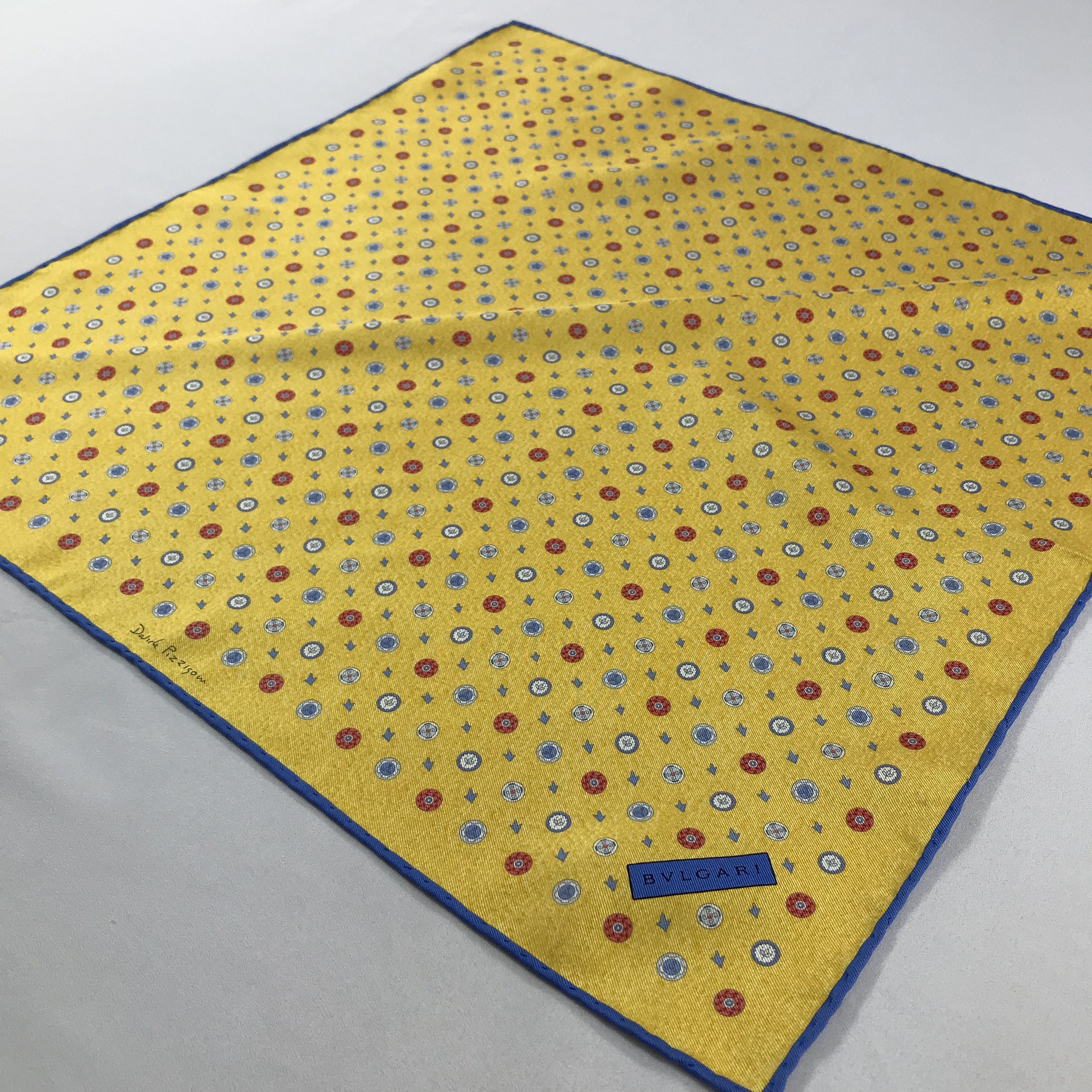 Bvlgari × Vintage Bvlgari Bandana / Handkerchief / Neckerchief - S2440 Size ONE SIZE - 2 Thumbnail