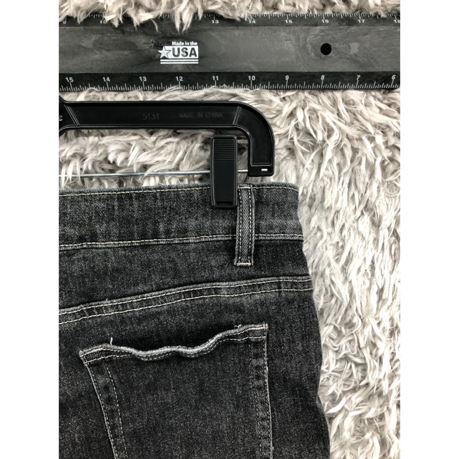 Vintage VINTAGE Jeans High Rise Mom Shorts Womens Size L Dark Wash Black Denim Jean Size 36" / US 14 / IT 50 - 5 Thumbnail