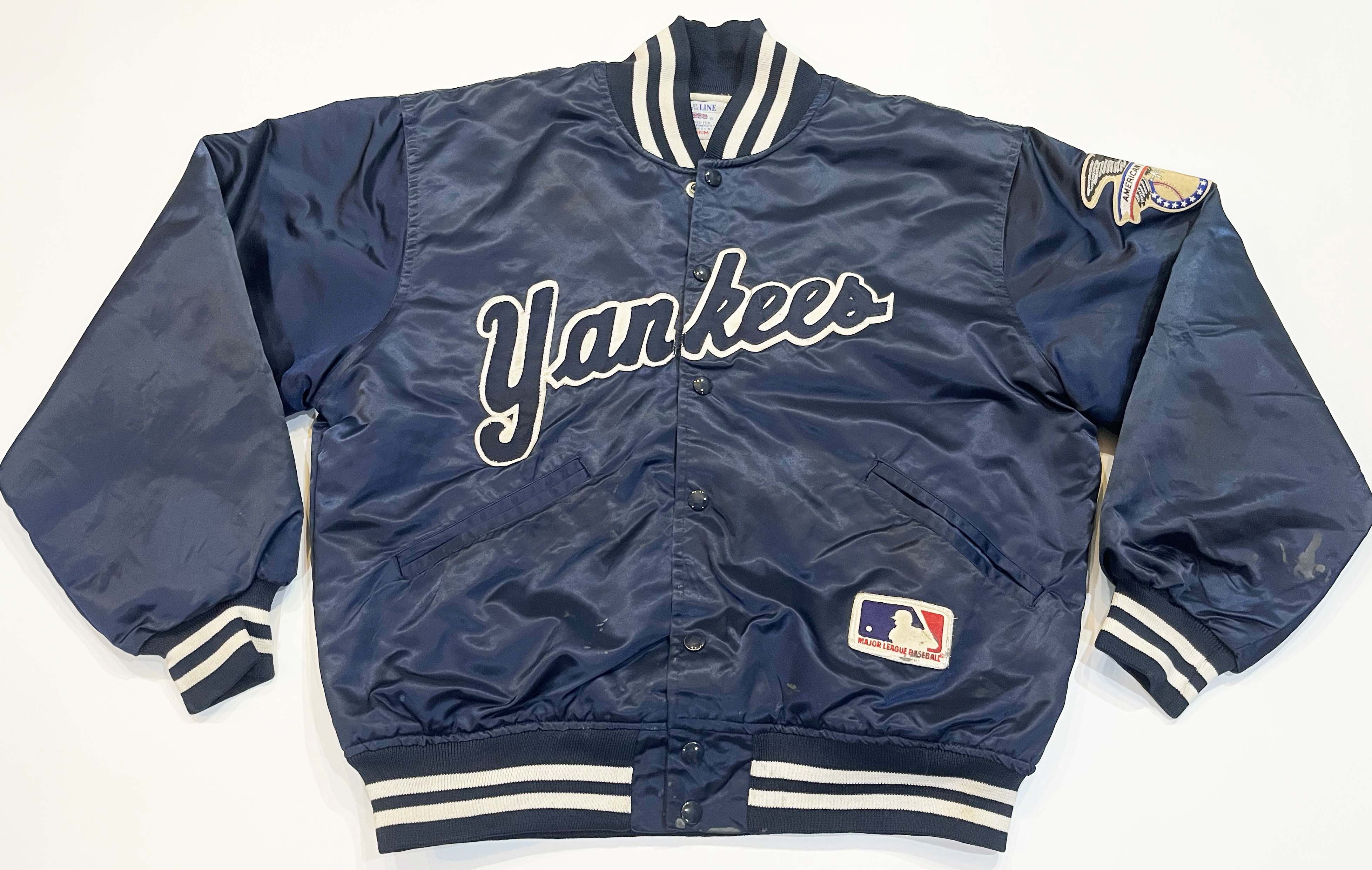 MLB × New York Yankees × Vintage Vintage Felco MLB New York Yankees Bomber Satin Jacket Size US M / EU 48-50 / 2 - 1 Thumbnail