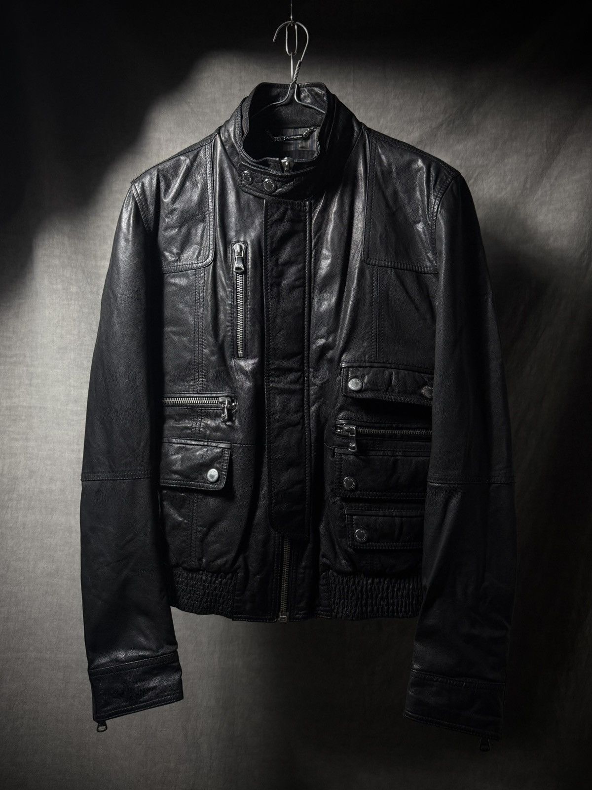 Dolce & Gabbana Dolce & Gabbana AW08 Multi-Pocket Goatskin Utility Jacket Size US M / EU 48-50 / 2 - 1 Thumbnail