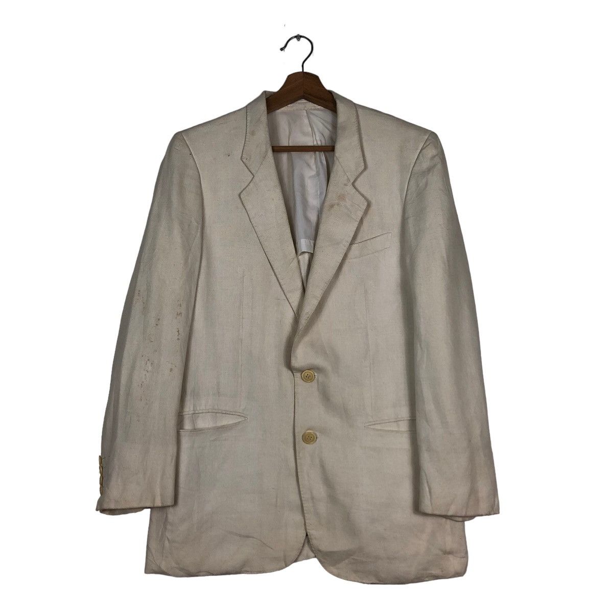 Yves Saint Laurent 🔥Vintage Yves Saint Laurent Diffusion Homme Paris Coats Size US M / EU 48-50 / 2 - 1 Thumbnail