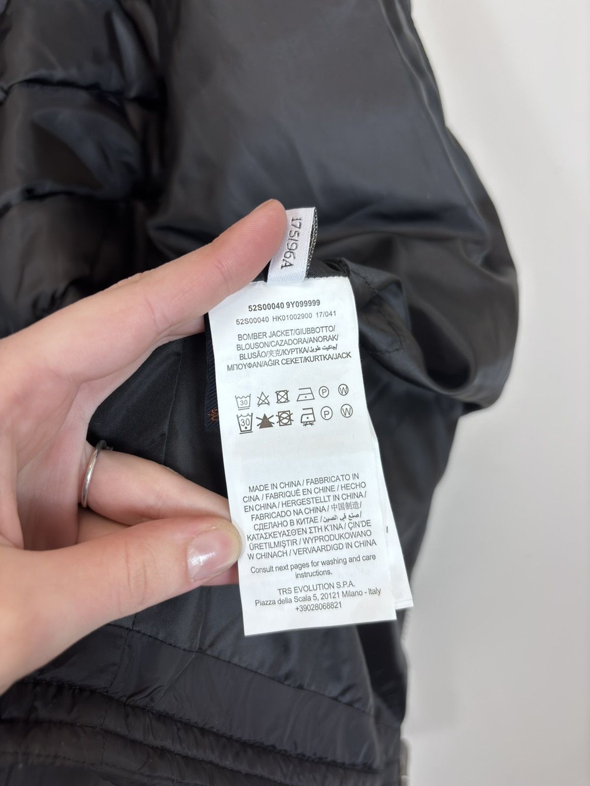 Trussardi Trussardi Jeans NWT Men’s Black Italian Luxury Bomber Jacket Size US M / EU 48-50 / 2 - 17 Thumbnail