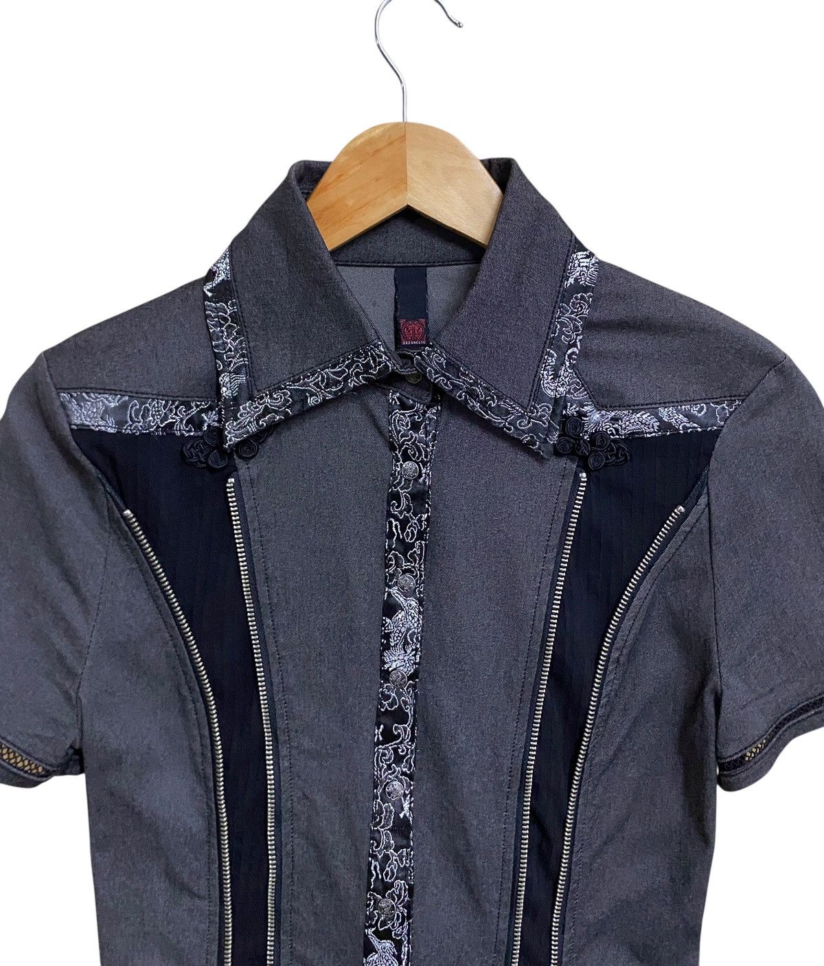 Vintage Vintage Japanese Brand Ozzohesta Bondage Shirt 1990s Size US M / EU 48-50 / 2 - 3 Thumbnail