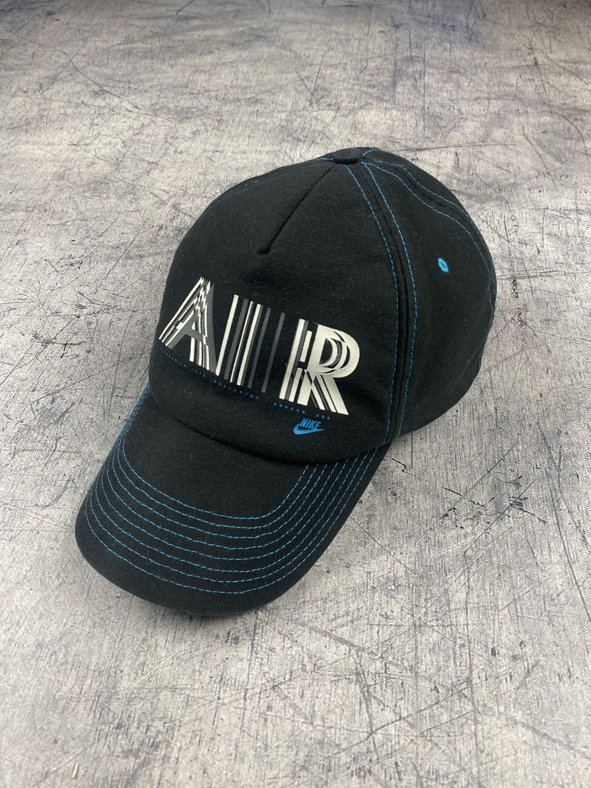 Nike × Vintage Vintage Nike Y2K Drill Cap Hats Size ONE SIZE - 2 Thumbnail