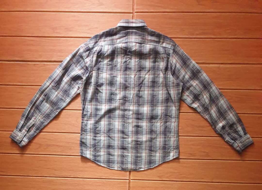 Japanese Brand 💥Oshkosh classic checkered chambray shirt Size US M / EU 48-50 / 2 - 10 Thumbnail