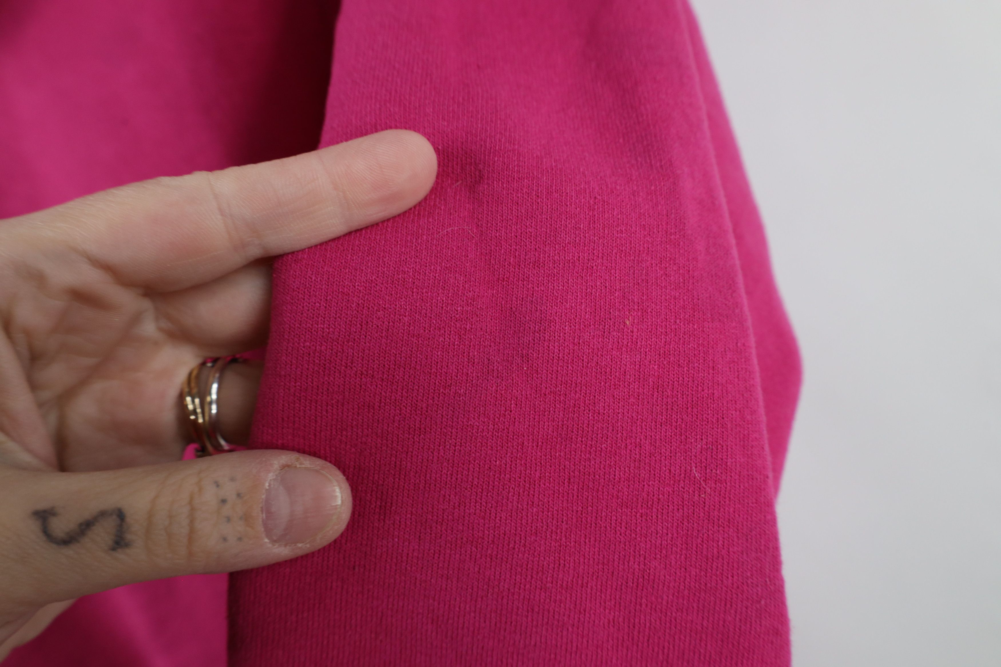 Champion × Vintage Vintage 90s Champion Spell Out Hoodie Sweatshirt Pink Size US L / EU 52-54 / 3 - 11 Thumbnail