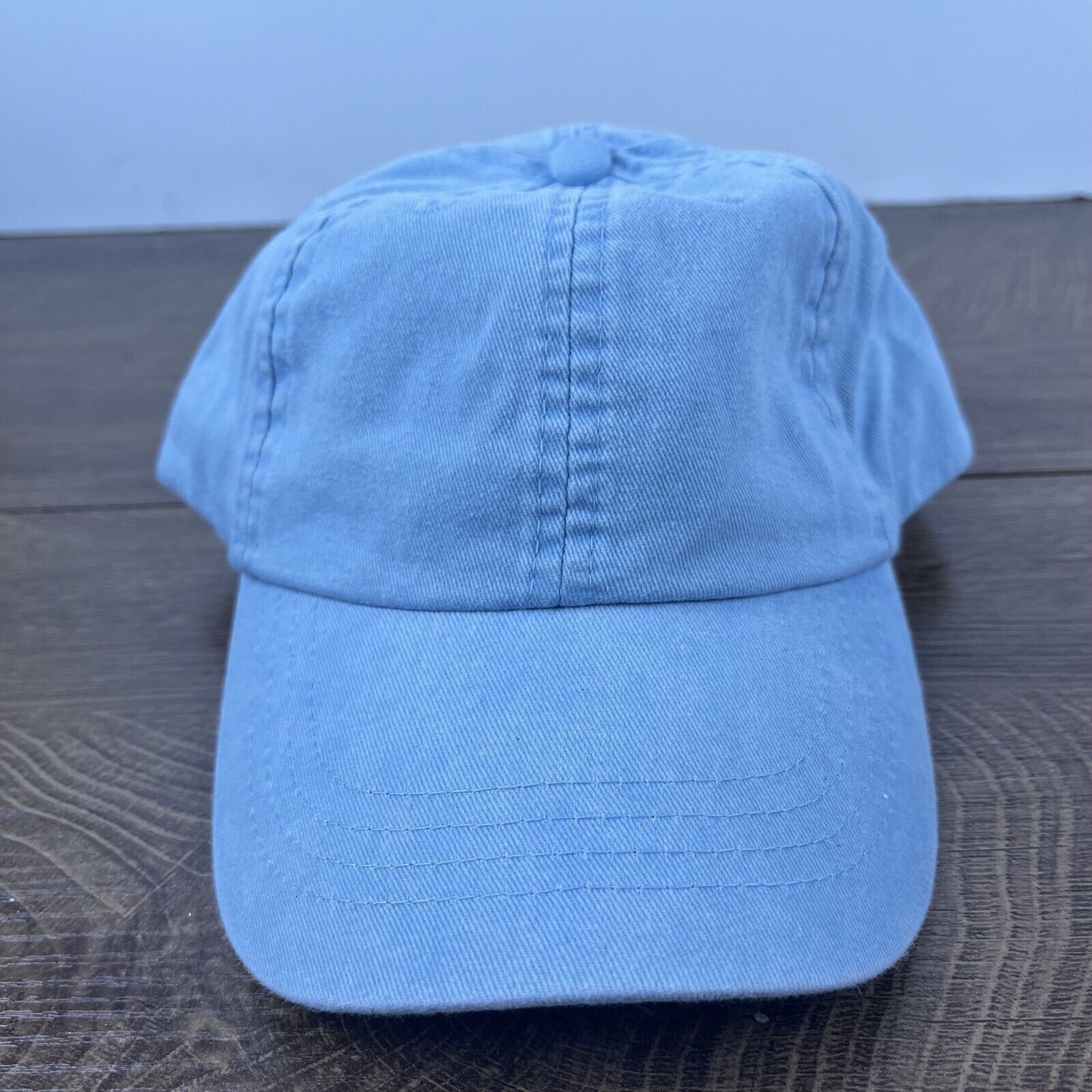 Other Plain Light Blue Hat Blue Adjustable Hat Blue Adult Size Hat Size ONE SIZE - 2 Thumbnail