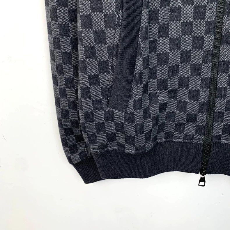 Louis Vuitton Louis Vuitton Dark grey checkerboard full-print cotton sta Size US XS / EU 42 / 0 - 4 Thumbnail