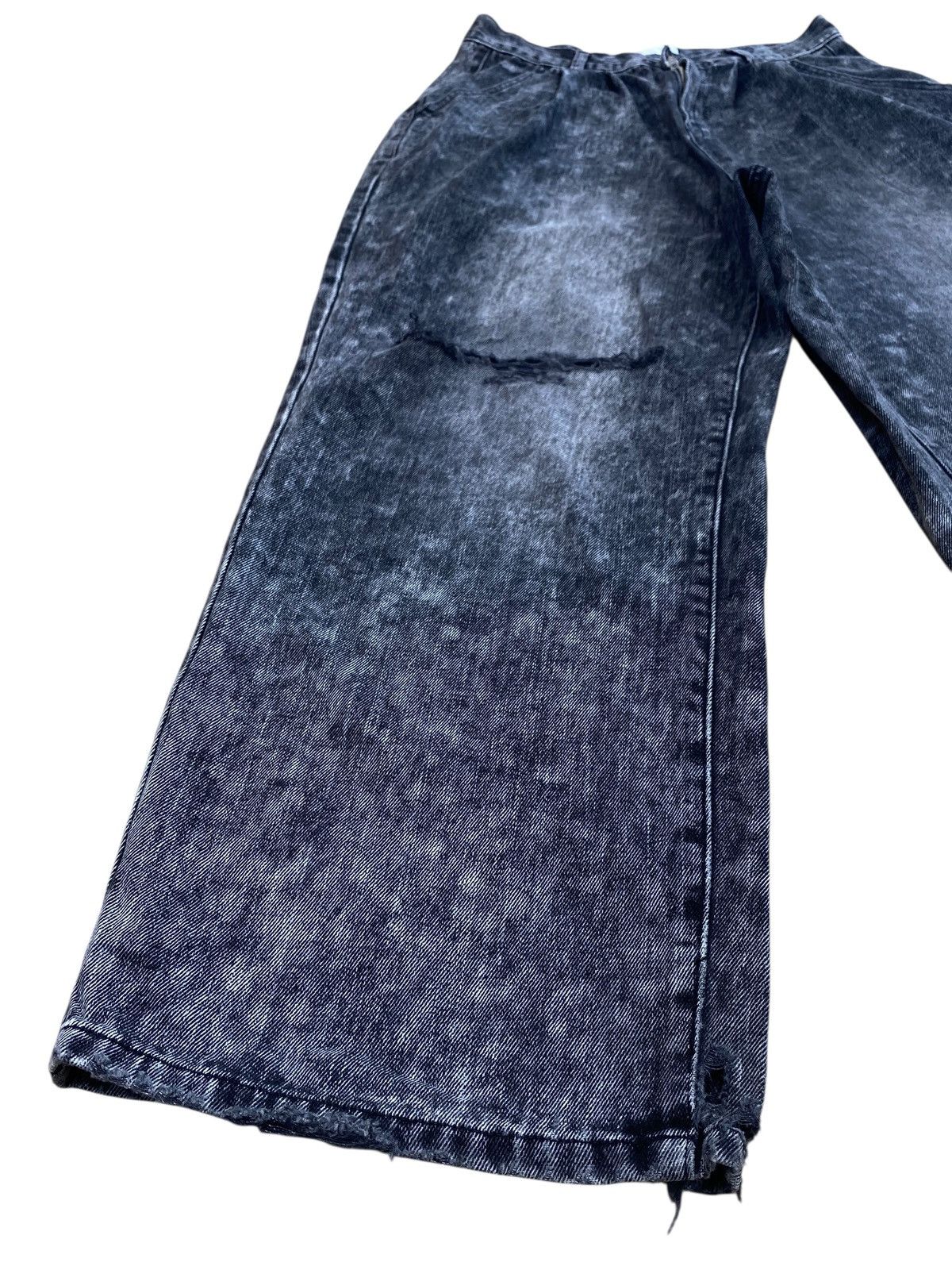 Japanese Brand Japanese Brand Acid Black Wash Style Baggy Jeans Size US 28 / EU 44 - 7 Thumbnail