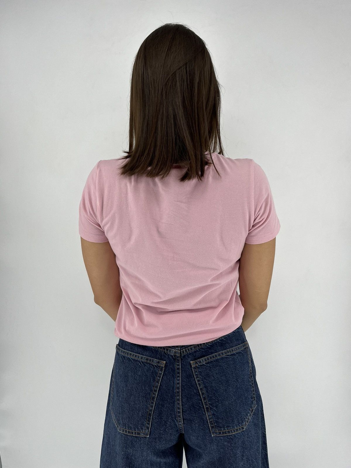 Trussardi × Vintage Trussardi Jeans Pink T-Shirt Italy Designer Size S / US 4 / IT 40 - 6 Thumbnail