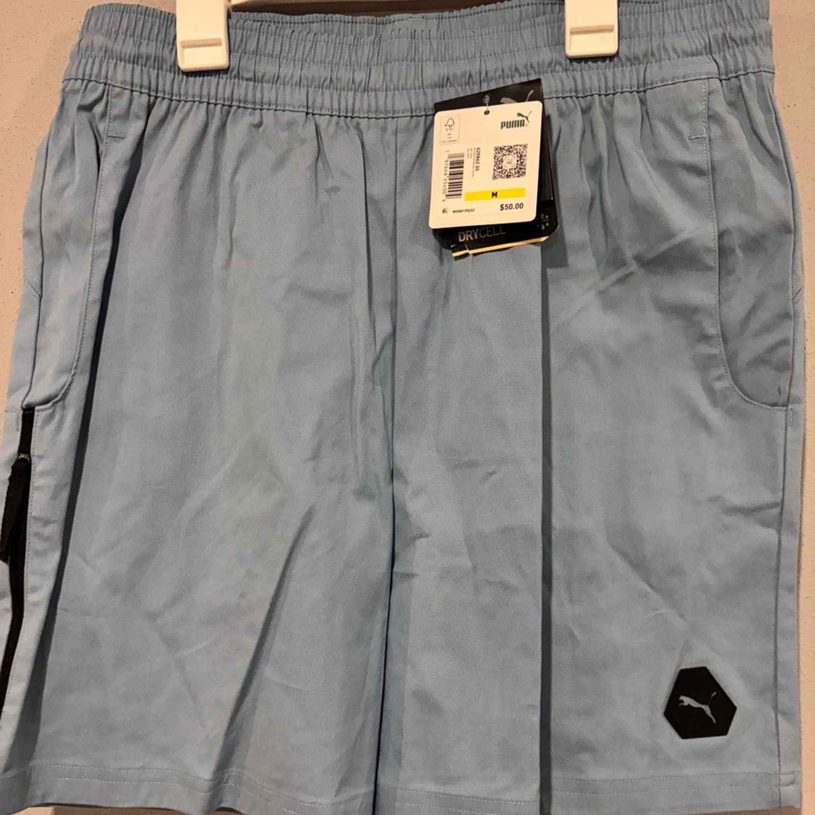 Puma Puma Men's Sky Blue Athletic Shorts Mens Medium NWT Size US 30 / EU 46 - 1 Thumbnail