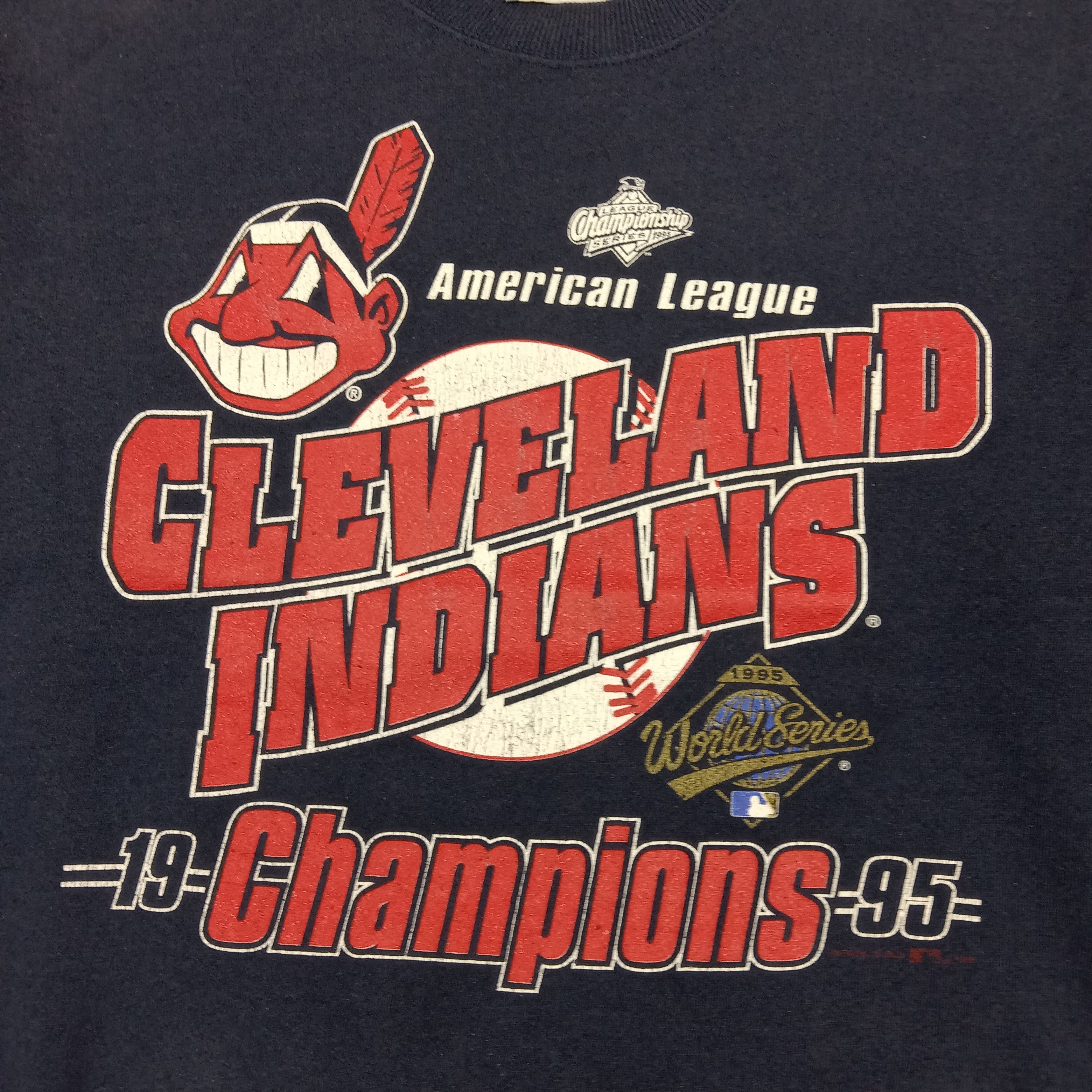 Lee 90's Cleveland Indians World NFL Sweatshirt C287N12 Size US L / EU 52-54 / 3 - 2 Thumbnail