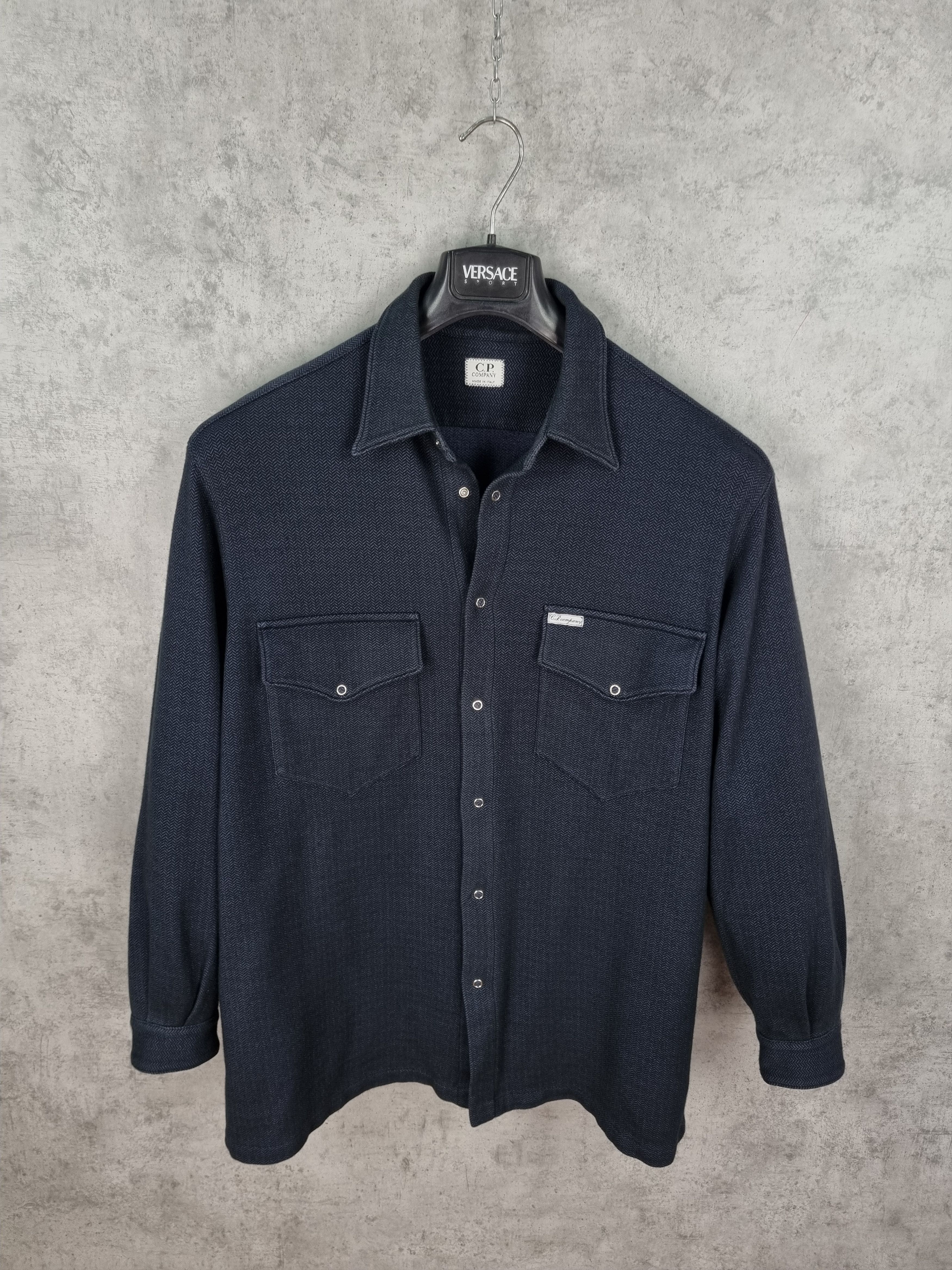 C.P. Company × Vintage Rare CP Company Collar Buttons Shirt Long Sleeve Size US M / EU 48-50 / 2 - 8 Thumbnail
