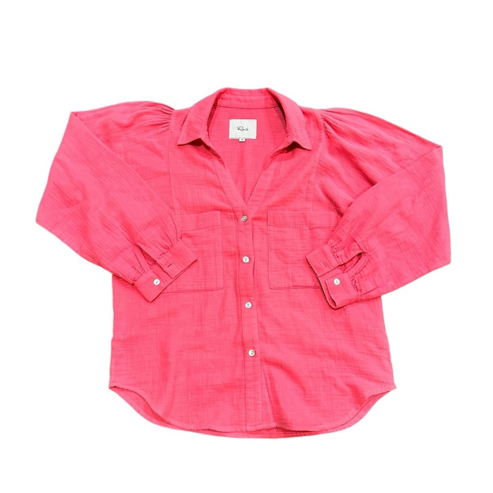 Rails Rails Ellis Cotton Gauze Button-Up Shirt - Size XS Size XS / US 0-2 / IT 36-38 - 3 Thumbnail