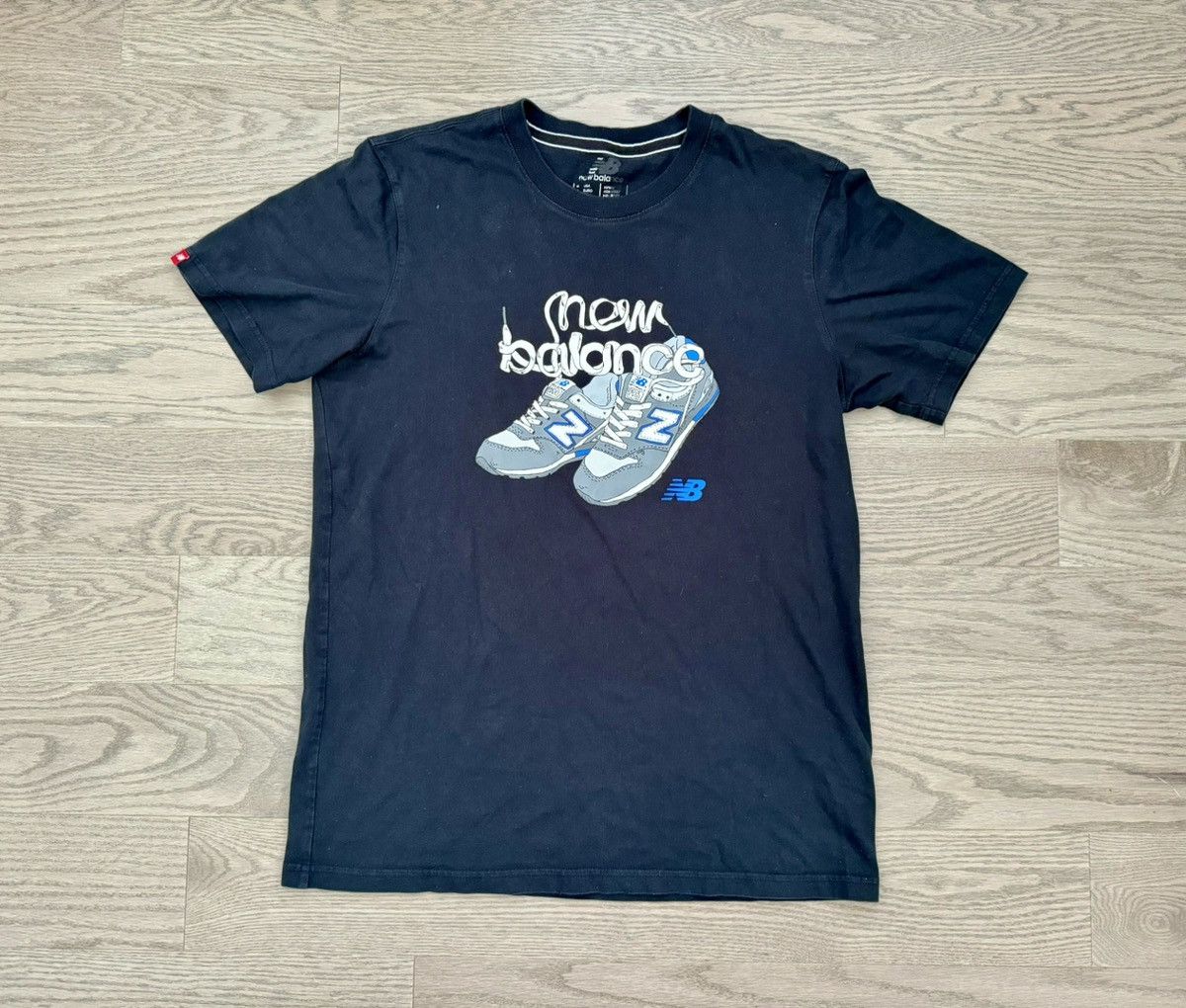 New Balance New Balance 996 Black Graphic T-Shirt Size US M / EU 48-50 / 2 - 1 Thumbnail