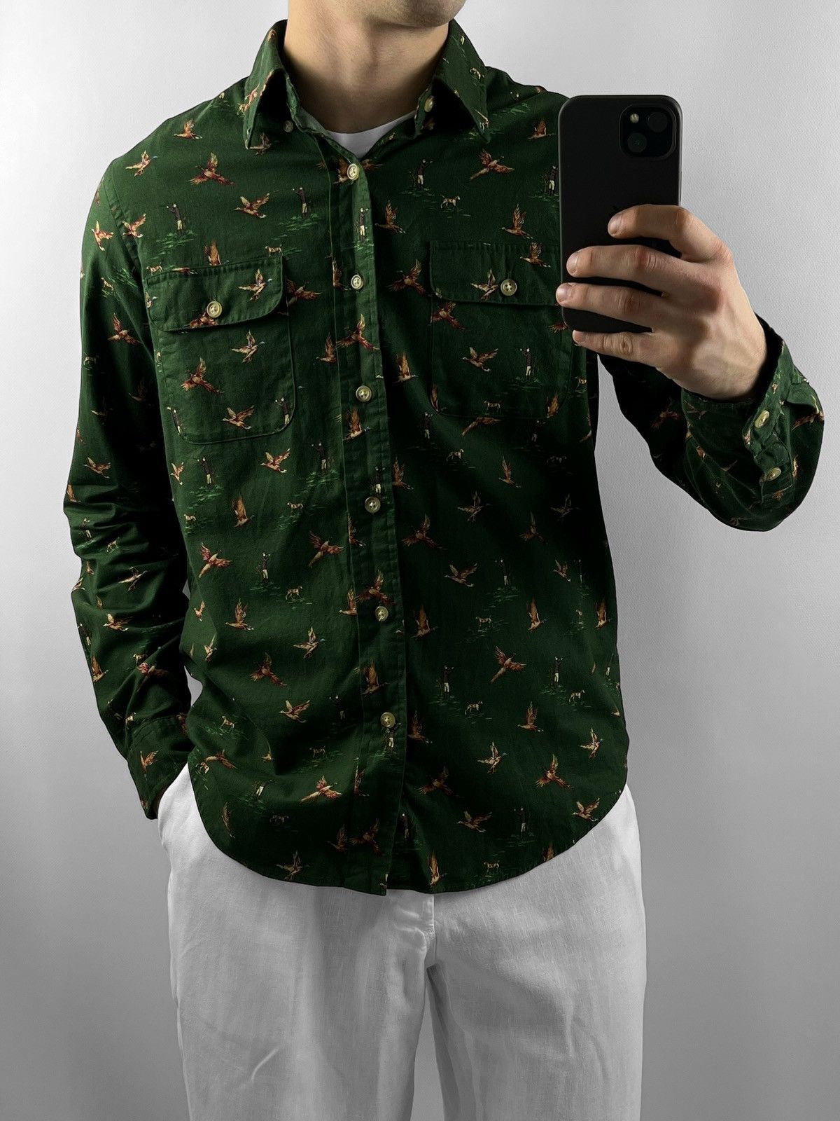 Polo Ralph Lauren Polo ralph lauren monogram bird shirt Size US M / EU 48-50 / 2 - 1 Thumbnail