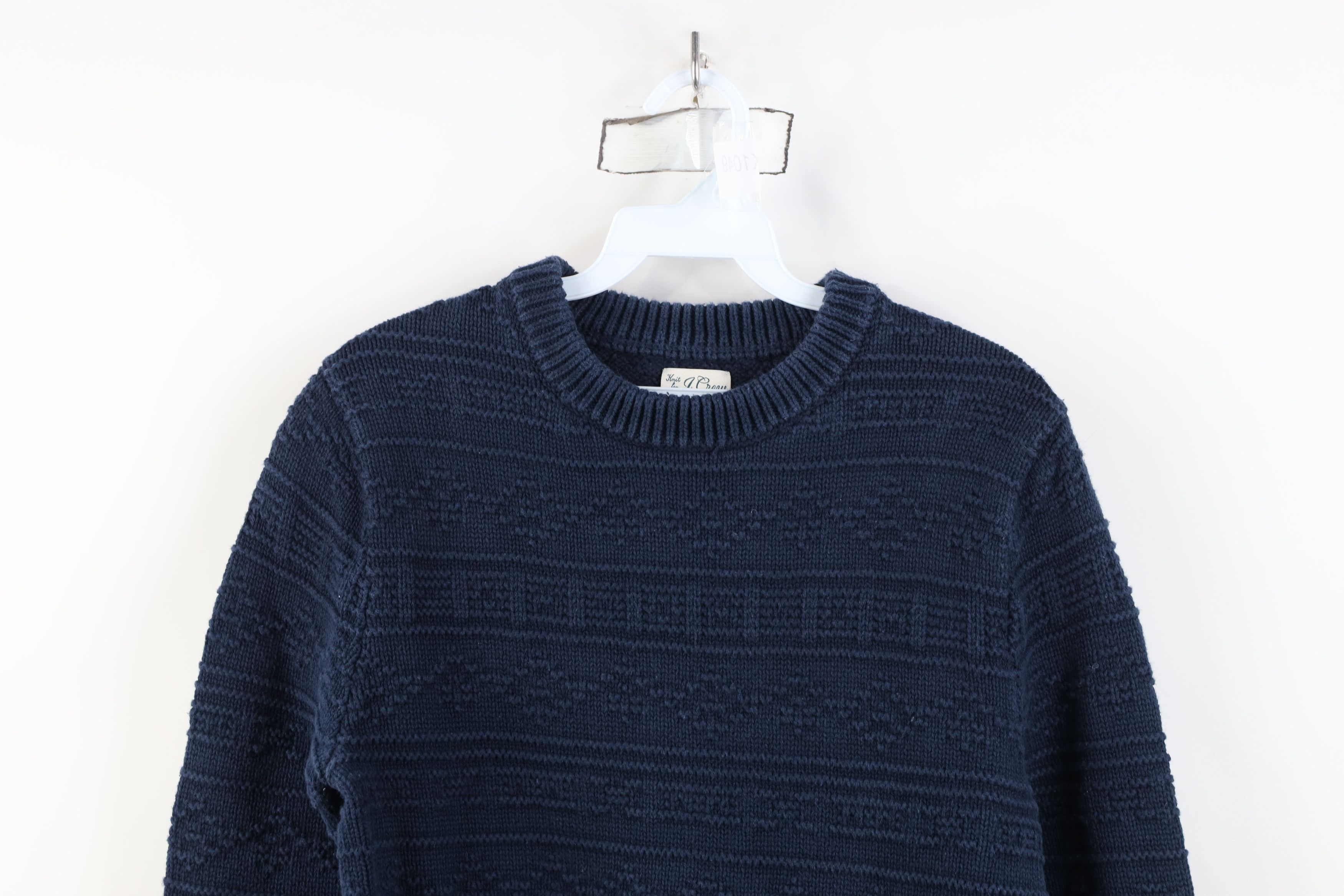 J.Crew Vintage Y2K J Crew Guernsey Knit Fair Isle Sweater Blue Size US S / EU 44-46 / 1 - 2 Thumbnail