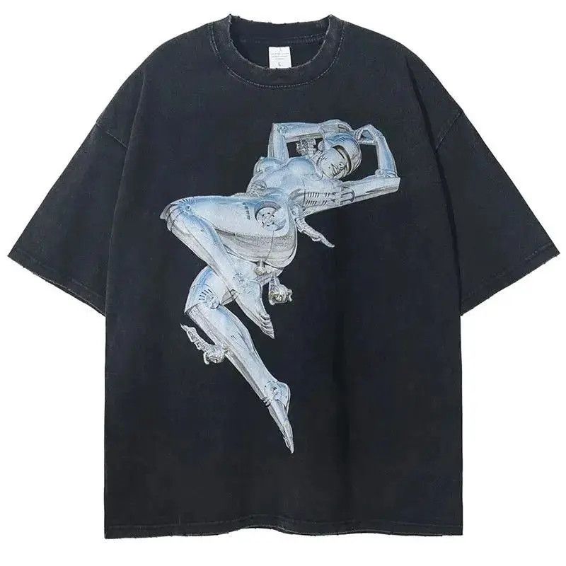 Japanese Brand × Vintage Goth Robot Vintage Design Graphic Tees Size US L / EU 52-54 / 3 - 1 Thumbnail