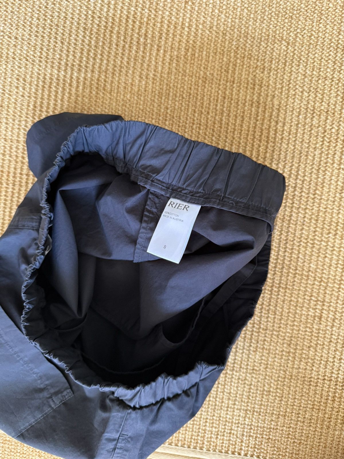 RIER Rier waxed cotton shorts - black Size US 30 / EU 46 - 8 Thumbnail