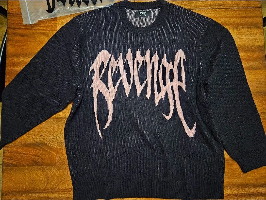 Revenge Revenge Anarchy Knit Black/Pink Size US XL / EU 56 / 4 - 1 Thumbnail