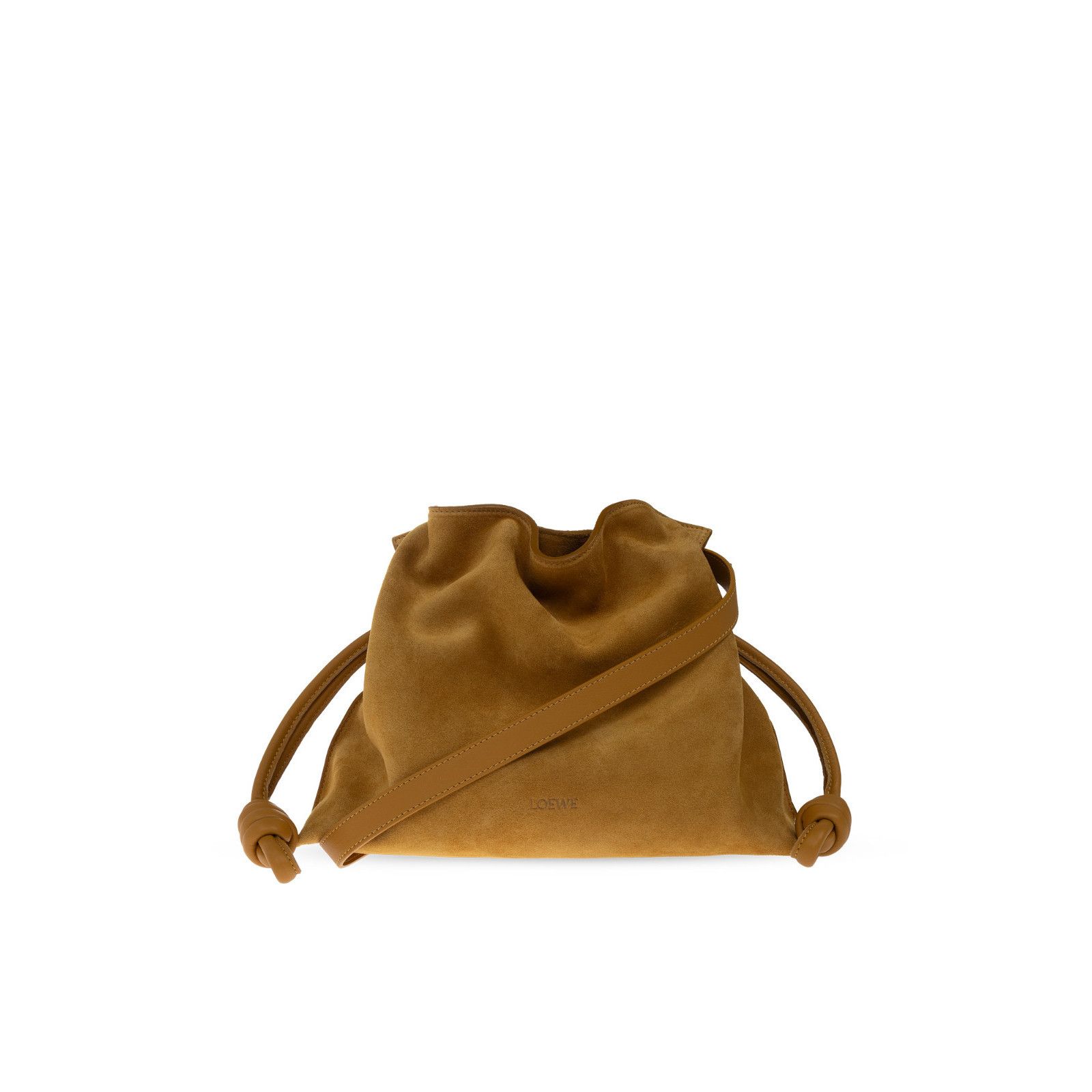 Loewe LOEWE Medium Flamenco Clutch Ochre Suede Clutch New & Authen Size ONE SIZE - 5 Thumbnail