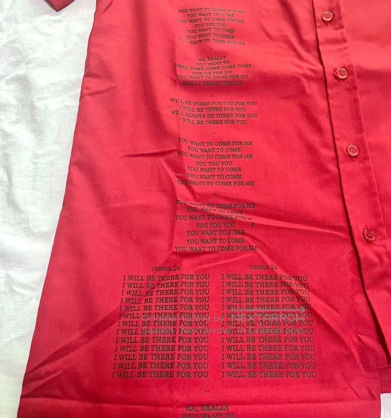 Hood By Air Hood By Air Uncommon Lyrics Shirt. Size US M / EU 48-50 / 2 - 1 Thumbnail