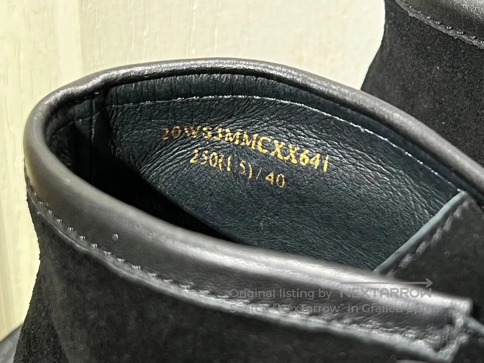 Japanese Brand Men's Autumn Winter Nubuck Mid-Top Shoes. Size US 7 / EU 40 - 2 Thumbnail