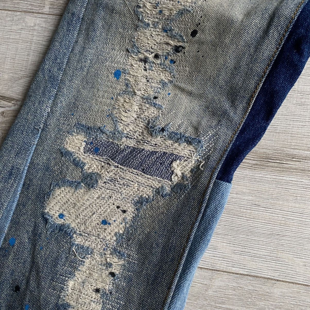 Japanese Brand Reworked Flared Gallery Dept. Custom Jeans Japanese Style Size US 34 / EU 50 - 8 Thumbnail